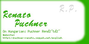 renato puchner business card